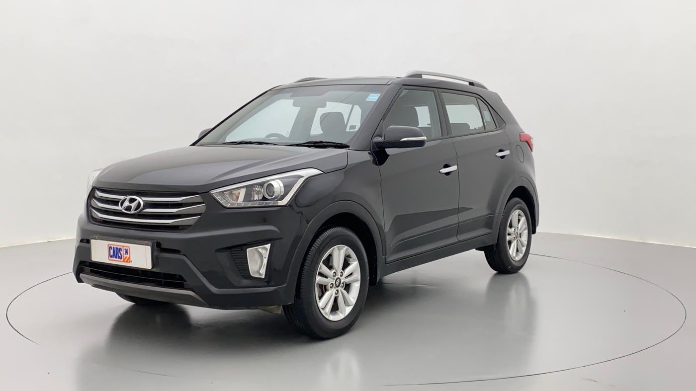 2016 Hyundai Creta 1.6 SX PLUS DIESEL, Diesel, Manual, 75,758 km, Left Front Diagonal