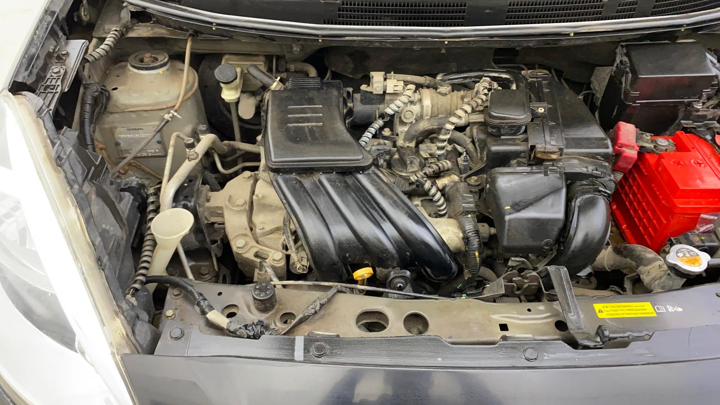 2019 Nissan Micra XV CVT, Petrol, Automatic, 1,03,683 km, Engine View - Right