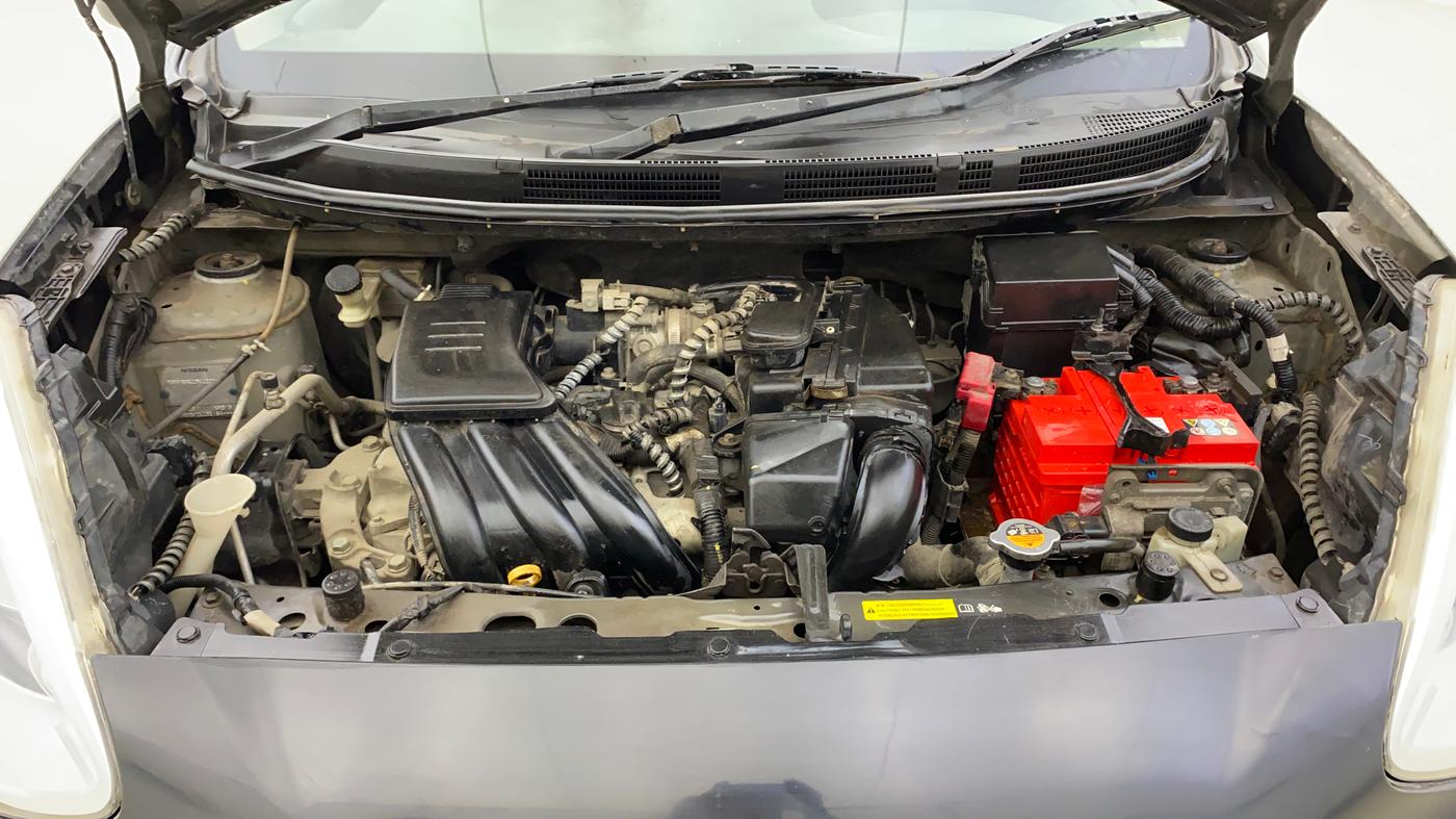 2019 Nissan Micra XV CVT, Petrol, Automatic, 1,03,683 km, Engine View