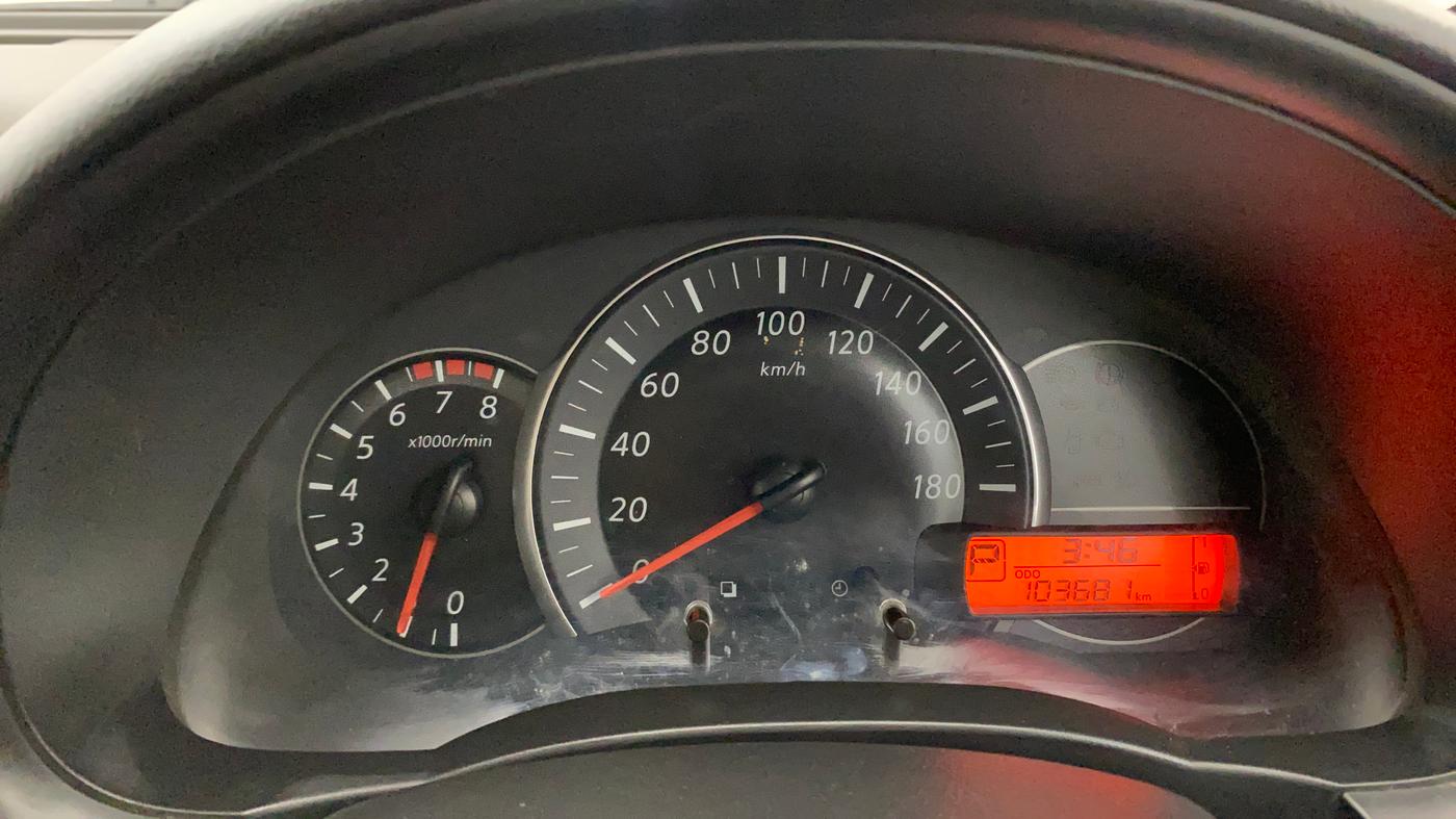 2019 Nissan Micra XV CVT, Petrol, Automatic, 1,03,683 km, Odometer Image