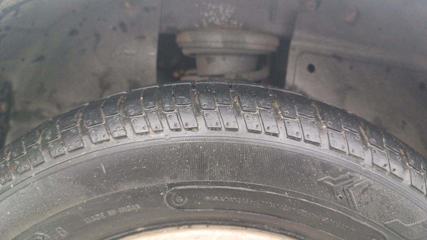 2013 Tata Nano LX, Petrol, Manual, 72,310 km, Right Rear Tyre Tread