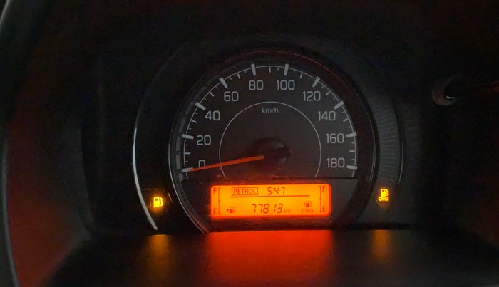 2021 Maruti New Wagon-R LXI CNG (O) 1.0, CNG, Manual, 77,804 km, Odometer Image