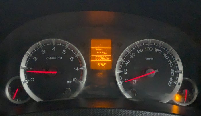 2013 Maruti Swift VXI, Petrol, Manual, 55,976 km, Odometer Image
