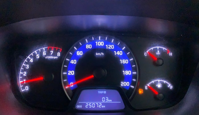 2015 Hyundai Xcent S 1.2, Petrol, Manual, 25,072 km, Odometer Image