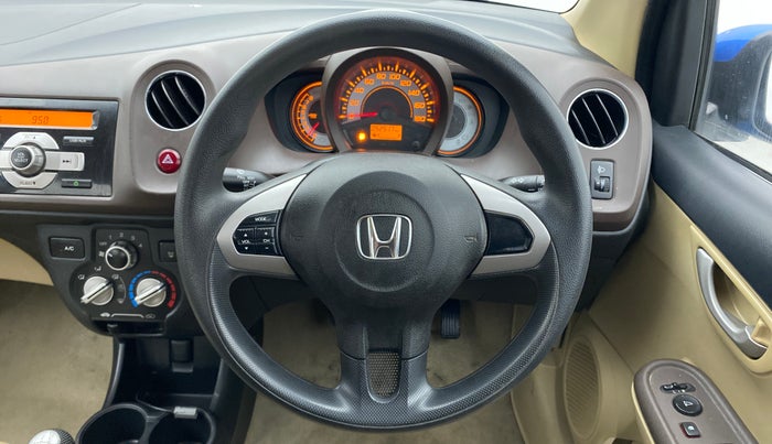2013 Honda Brio 1.2 V MT I VTEC, Petrol, Manual, 52,517 km, Steering Wheel Close Up