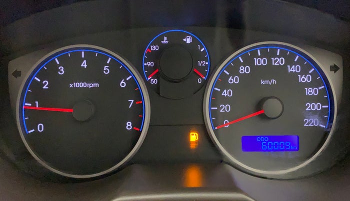 2011 Hyundai i20 MAGNA 1.2, Petrol, Manual, 60,009 km, Odometer Image