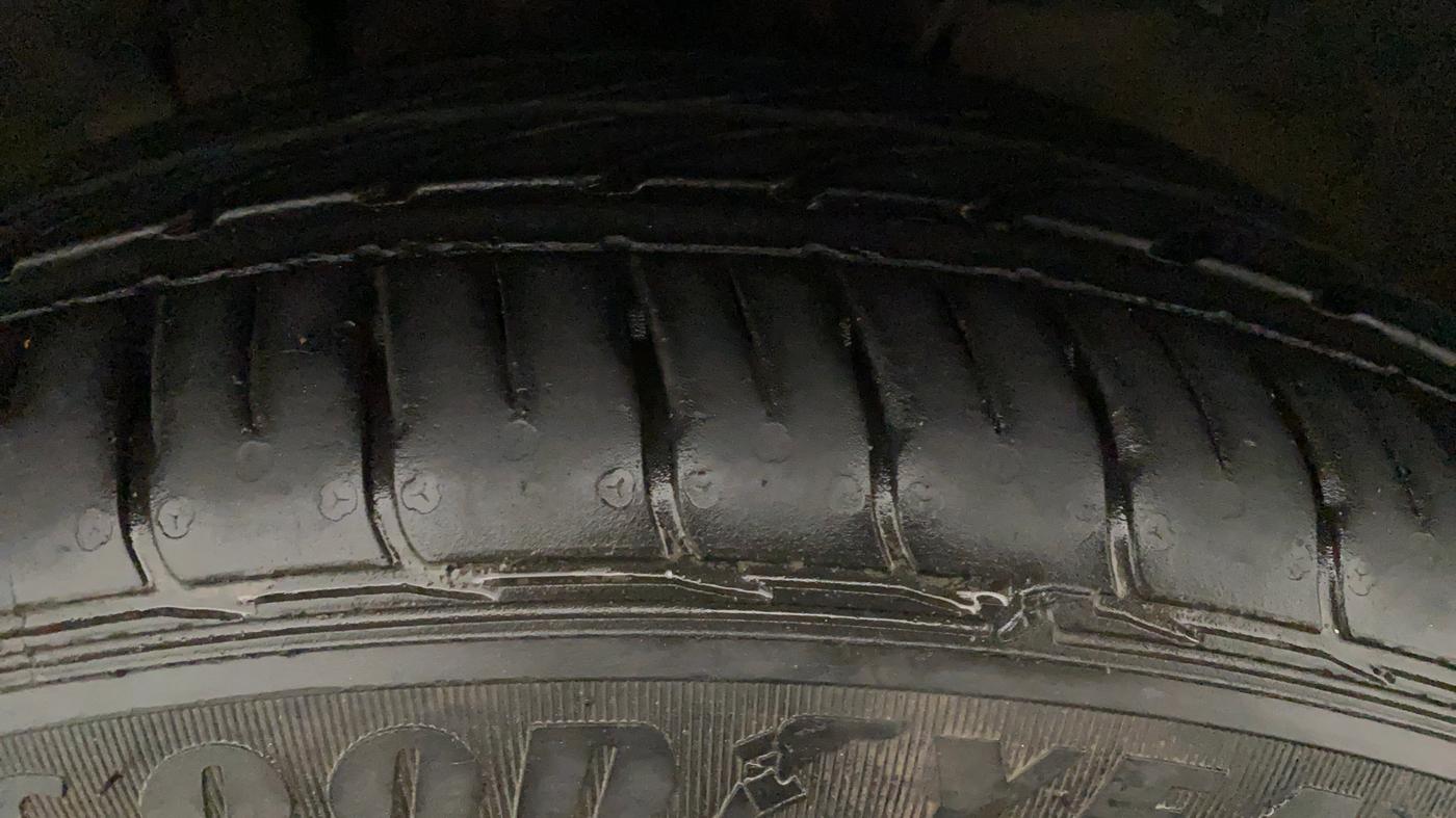 2021 Tata TIGOR XZA PLUS PETROL, Petrol, Automatic, 21,815 km, Left Rear Tyre Tread