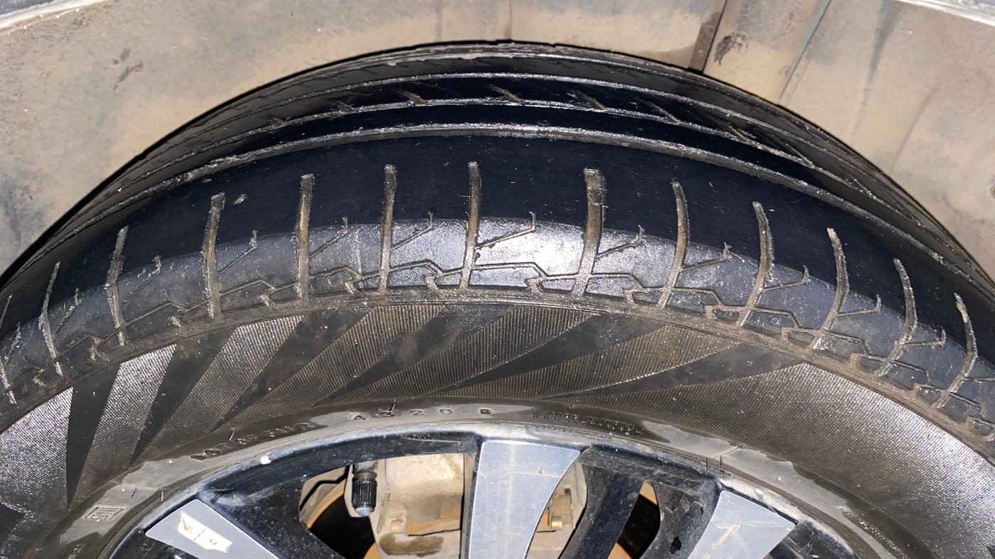 2021 Maruti S Cross SIGMA 1.5, Petrol, Manual, 54,868 km, Left Rear Tyre Tread