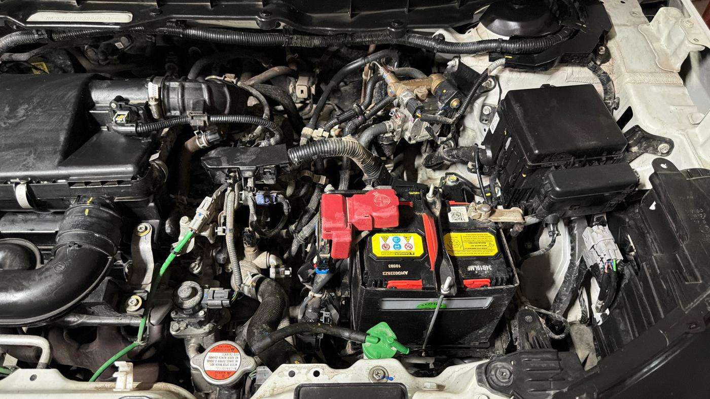 2025 Maruti BREZZA LXI S- CNG, CNG, Manual, 29,363 km, Engine View - Left