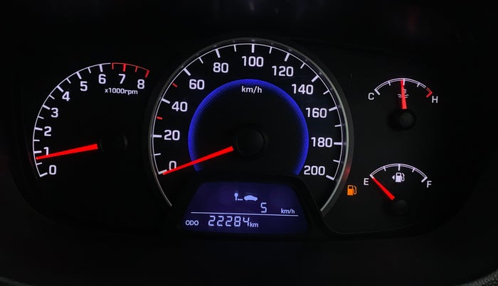 2016 Hyundai Grand i10 SPORTZ 1.2 KAPPA VTVT, Petrol, Manual, 22,280 km, Odometer Image