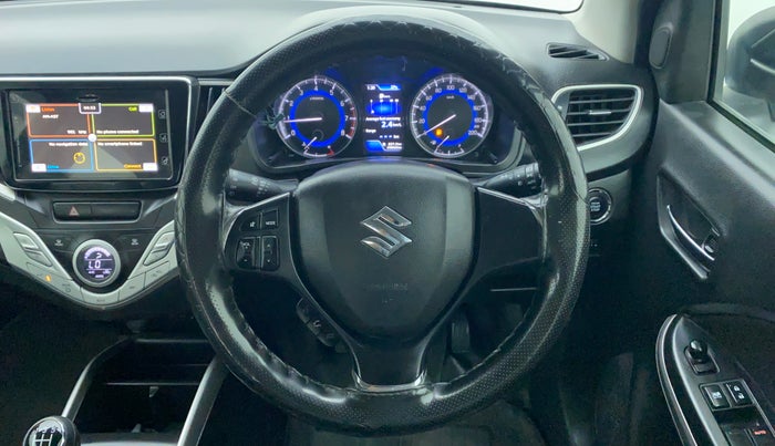 2018 Maruti Baleno ALPHA 1.2 K12, Petrol, Manual, 45,928 km, Steering Wheel Close Up