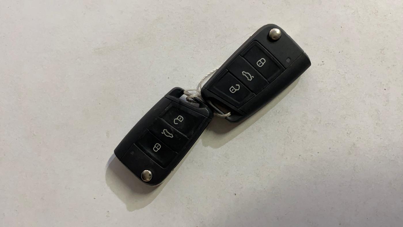 2021 Skoda KUSHAQ STYLE 1.0L TSI AT, Petrol, Automatic, 50,093 km, Key Close Up