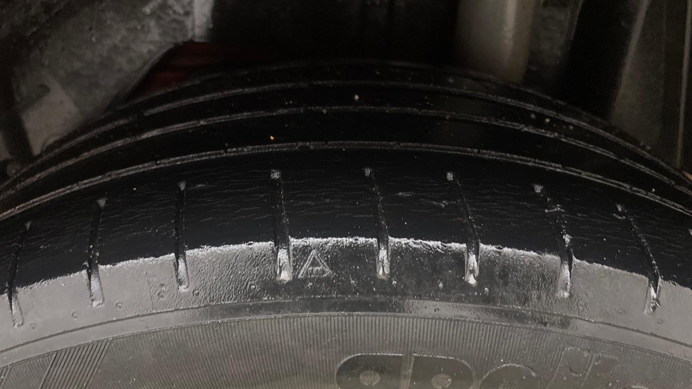 2020 Ford Figo Aspire TITANIUM 1.2 PETROL, Petrol, Manual, 59,961 km, Left Rear Tyre Tread