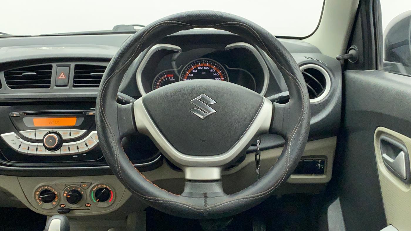 2015 Maruti Alto K10 VXI AMT, Petrol, Automatic, 41,701 km, Steering Wheel Close Up