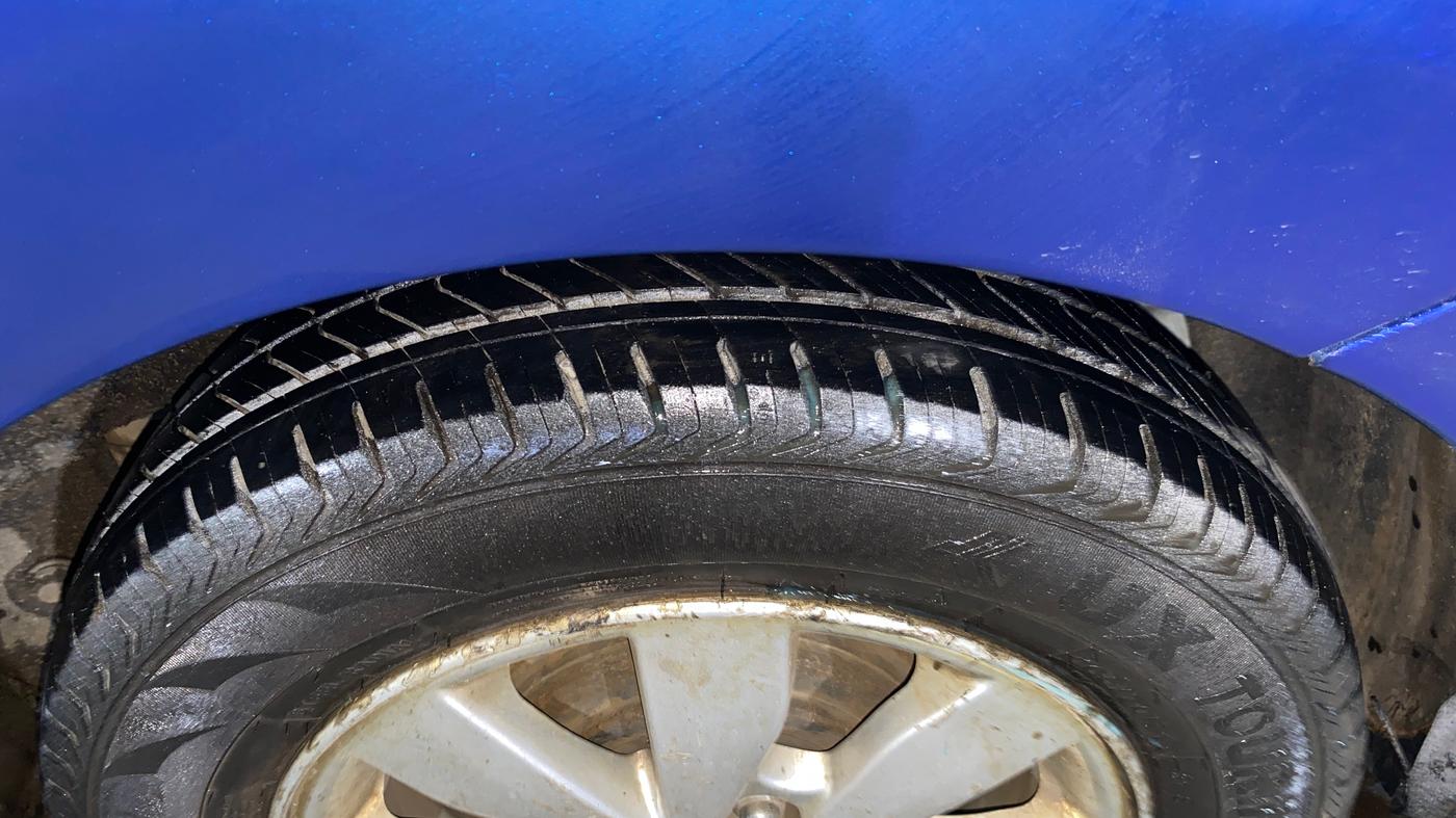 2014 Hyundai Xcent S (O) 1.2, Petrol, Manual, 72,971 km, Left Rear Tyre Tread