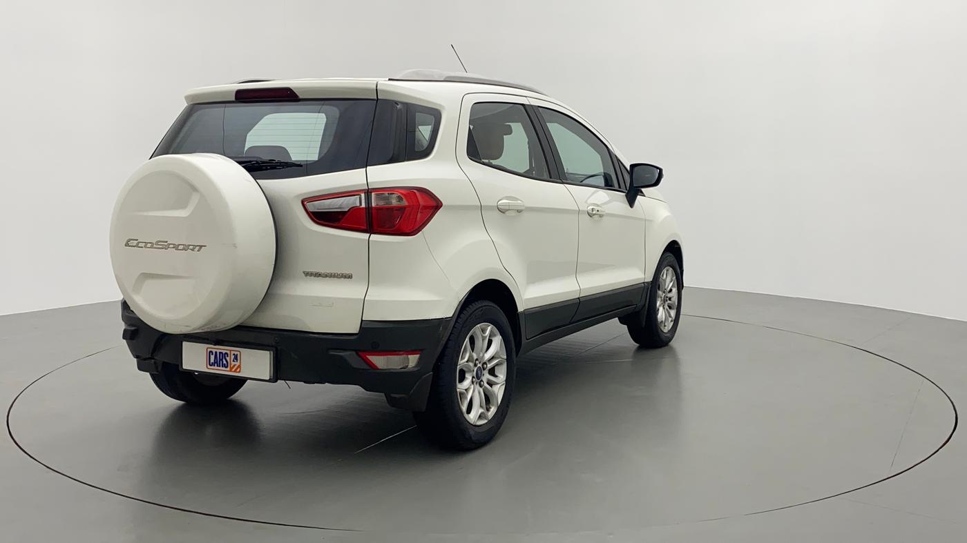 2016 Ford Ecosport TITANIUM 1.5L PETROL AT, CNG, Automatic, 51,228 km, Right Back Diagonal
