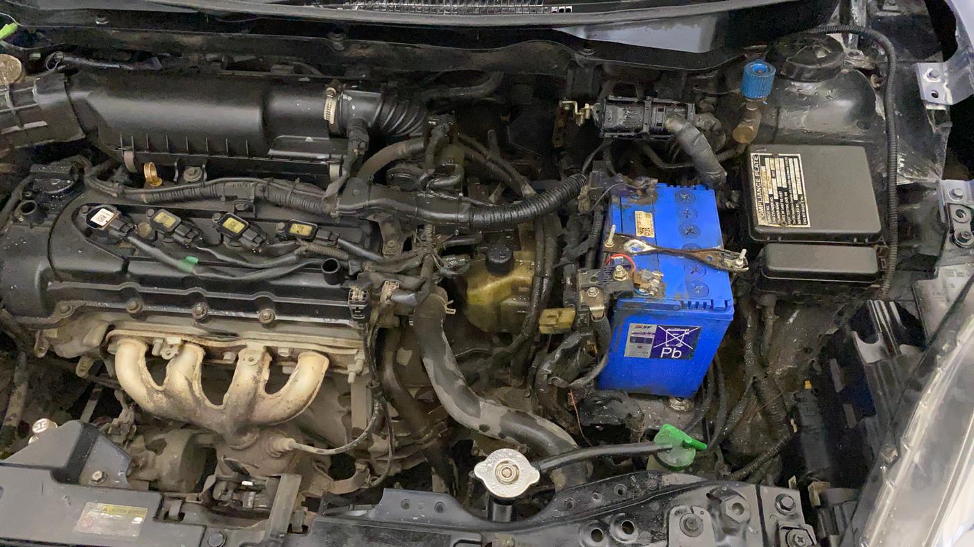 2019 Maruti Dzire ZXI PLUS AMT, CNG, Automatic, 96,062 km, Engine View - Left