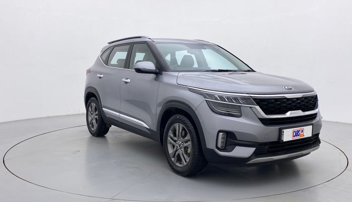 2021 KIA SELTOS HTX 1.5 PETROL MT, Petrol, Manual, 19,581 km, Right Front Diagonal