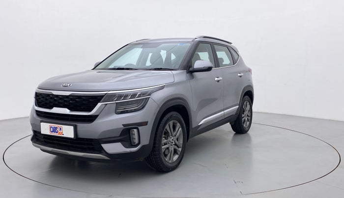 2021 KIA SELTOS HTX 1.5 PETROL MT, Petrol, Manual, 19,581 km, Left Front Diagonal