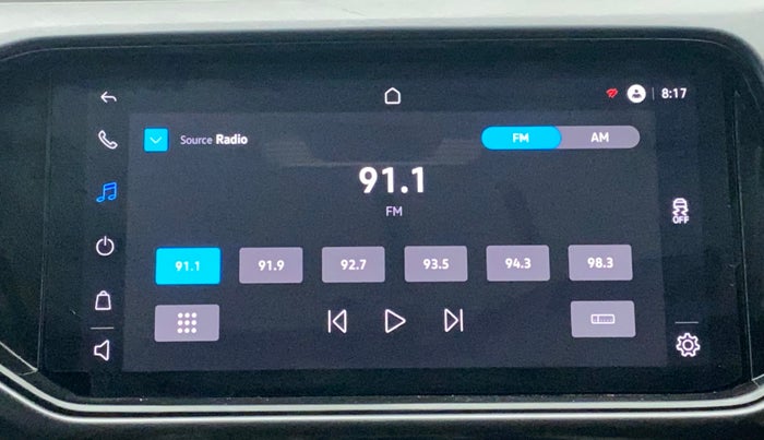 2022 Volkswagen TAIGUN TOPLINE 1.0 TSI MT, Petrol, Manual, 27,861 km, Infotainment System