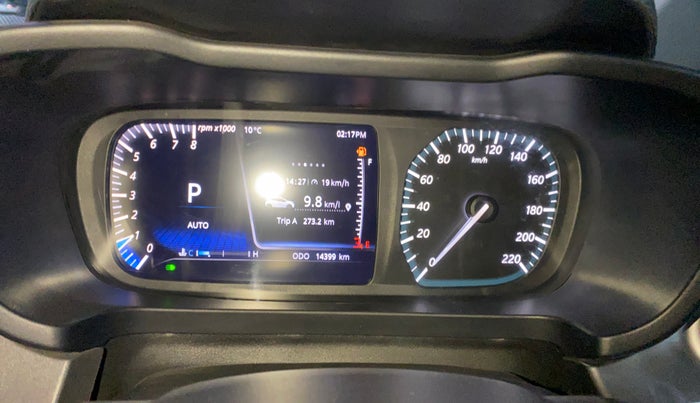 2023 Tata ALTROZ XZA, Petrol, Automatic, 14,383 km, Odometer Image