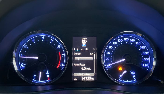 2017 Toyota Corolla Altis VL AT, Petrol, Automatic, 34,919 km, Odometer View