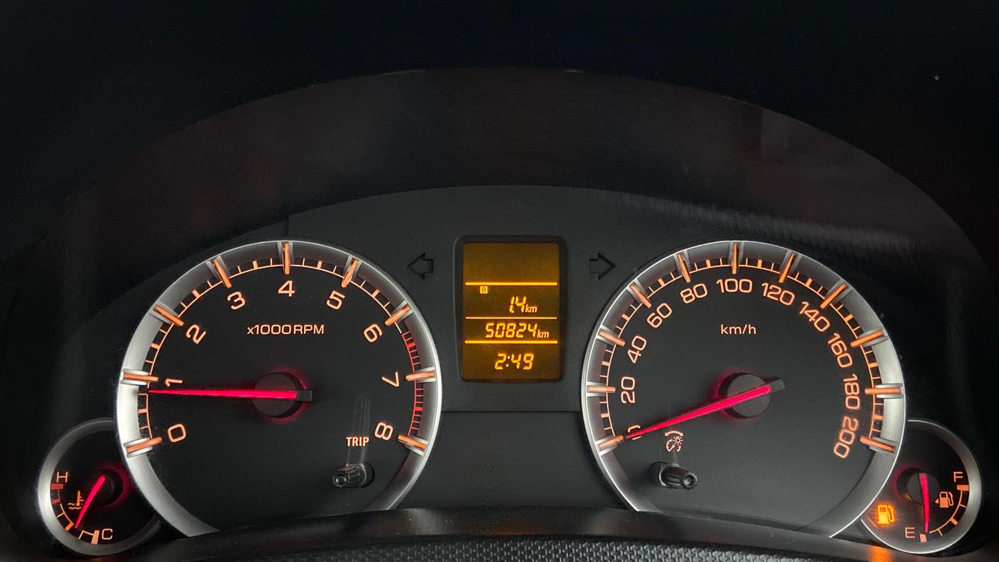 2013 Maruti Swift VXI, Petrol, Manual, 50,824 km, Odometer Image