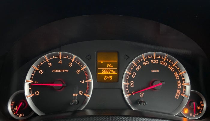2013 Maruti Swift VXI, Petrol, Manual, 50,824 km, Odometer Image