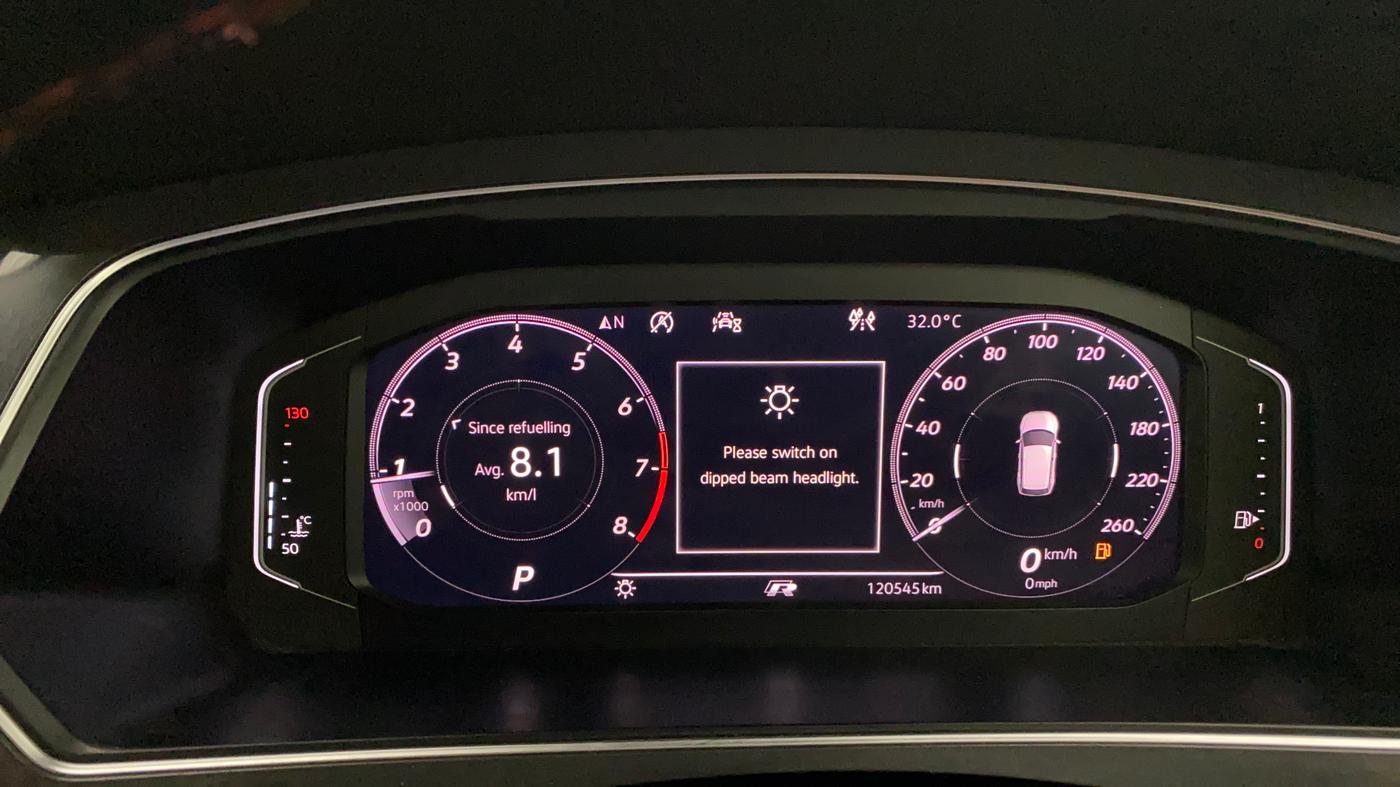2019 Volkswagen TIGUAN ALL SPACE 2.0 TSI, Petrol, Automatic, 1,20,544 km, Odometer Image