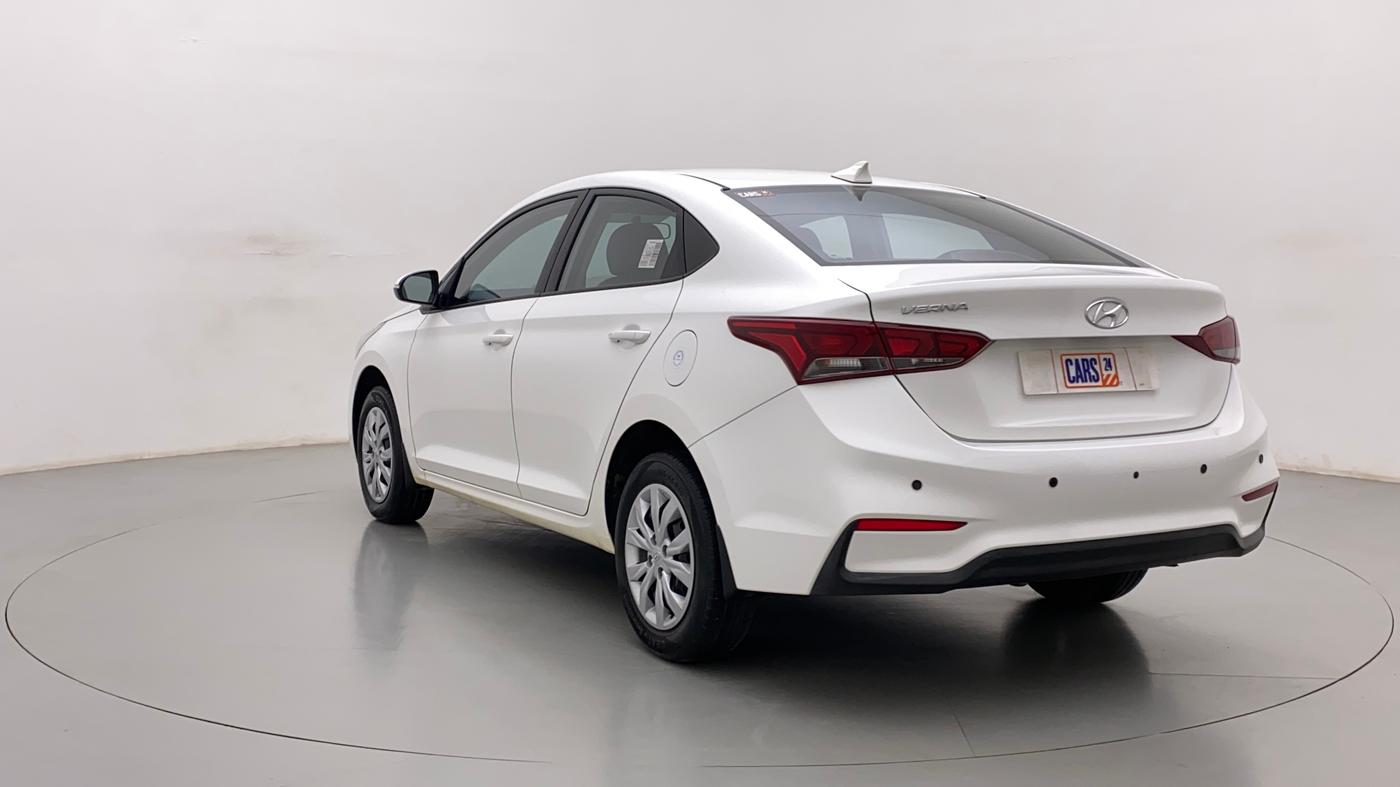 2018 Hyundai Verna 1.4 E PETROL, Petrol, Manual, 27,312 km, Left Back Diagonal