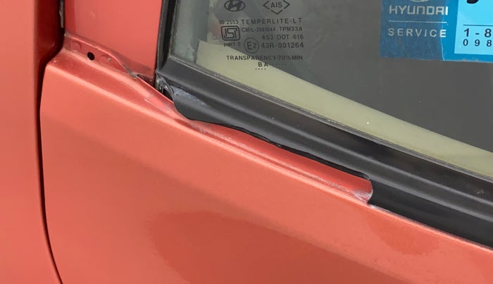 2010 Hyundai i10 MAGNA 1.2, Petrol, Manual, 73,097 km, Right rear door - Weather strip has minor damage