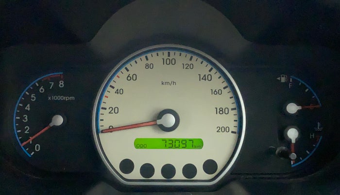 2010 Hyundai i10 MAGNA 1.2, Petrol, Manual, 73,097 km, Odometer Image