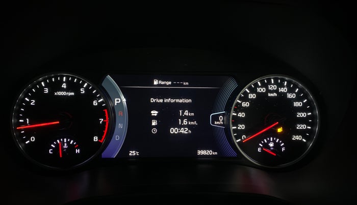 2019 KIA SELTOS GTX PLUS DCT 1.4 PETROL, Petrol, Automatic, 39,819 km, Odometer Image