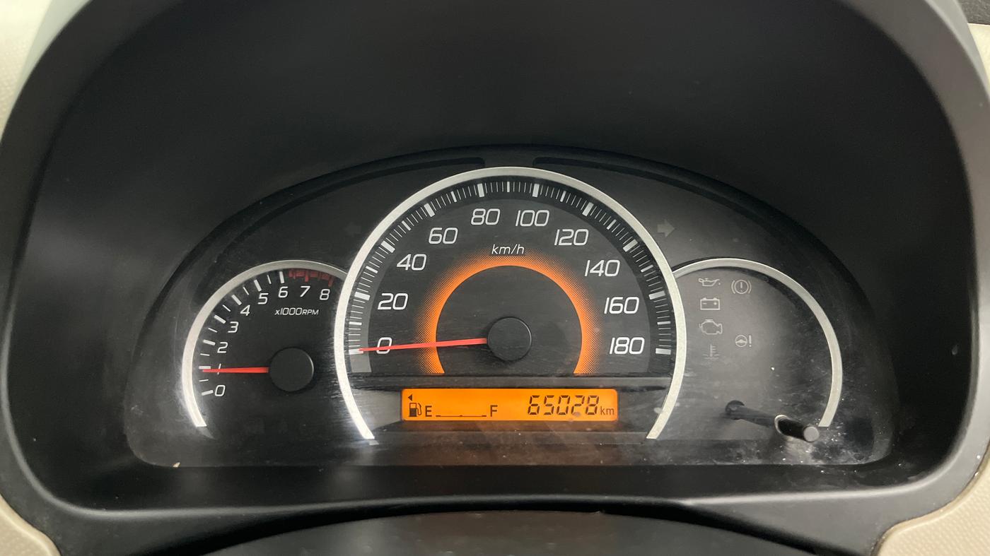 2016 Maruti Wagon R 1.0 VXI, Petrol, Manual, 65,016 km, Odometer Image