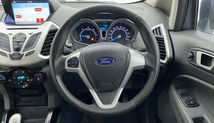 2017 Ford Ecosport TITANIUM + 1.5L DIESEL, Diesel, Manual, 90,928 km, Steering Wheel Close Up