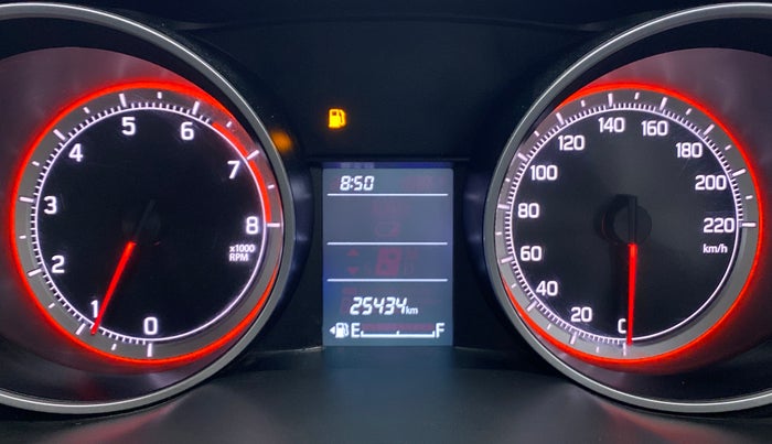 2020 Maruti Swift VXI, Petrol, Manual, 25,434 km, Odometer Image