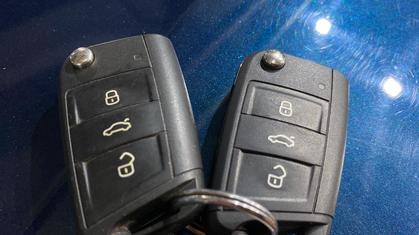 2023 Skoda KUSHAQ STYLE 1.0L TSI AT (6 AIRBAGS), Petrol, Automatic, 20,461 km, Key Close Up