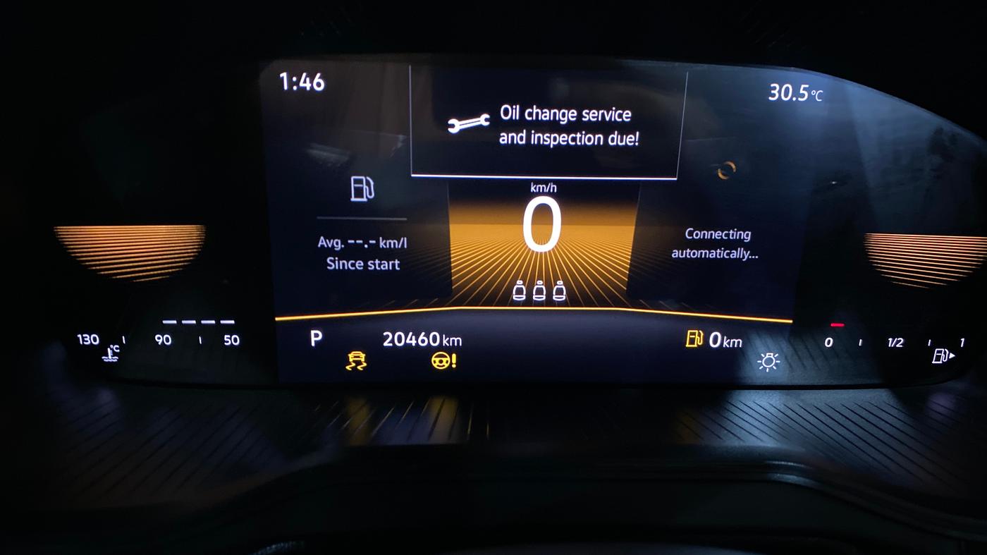 2023 Skoda KUSHAQ STYLE 1.0L TSI AT (6 AIRBAGS), Petrol, Automatic, 20,461 km, Odometer Image
