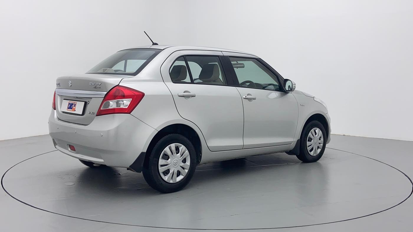 2012 Maruti Swift Dzire VXI 1.2 BS IV, Petrol, Manual, 1,07,996 km, Right Back Diagonal (45- Degree) View