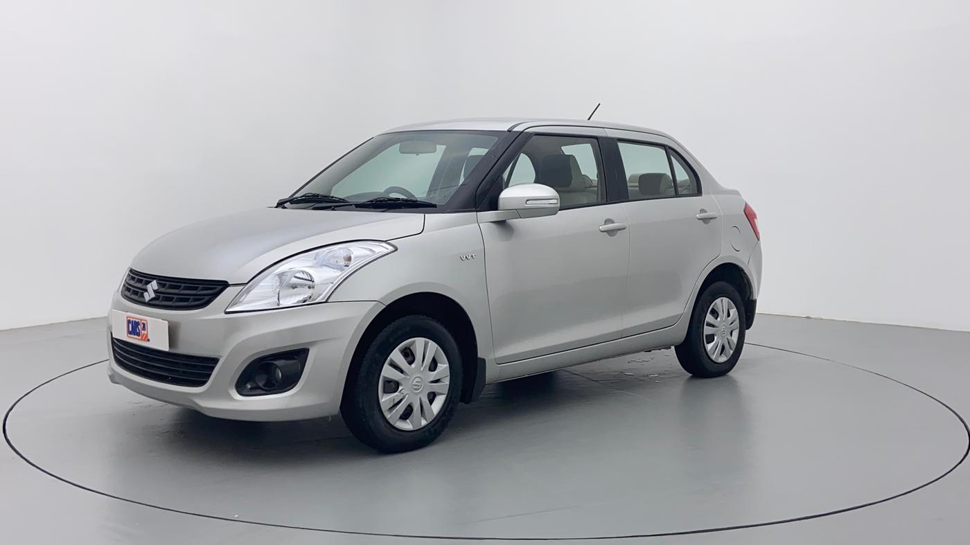 2012 Maruti Swift Dzire VXI 1.2 BS IV, Petrol, Manual, 1,07,996 km, Left Front Diagonal (45- Degree) View