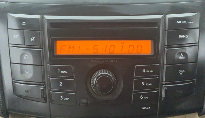 2012 Maruti Swift Dzire VXI 1.2 BS IV, Petrol, Manual, 1,07,996 km, Infotainment System
