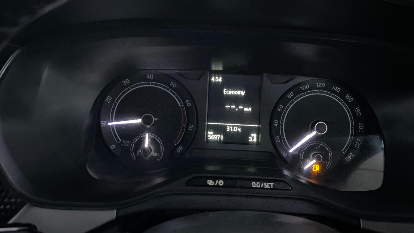 2021 Skoda KUSHAQ AMBITION 1.0L TSI MT, Petrol, Manual, 56,969 km, Odometer Image