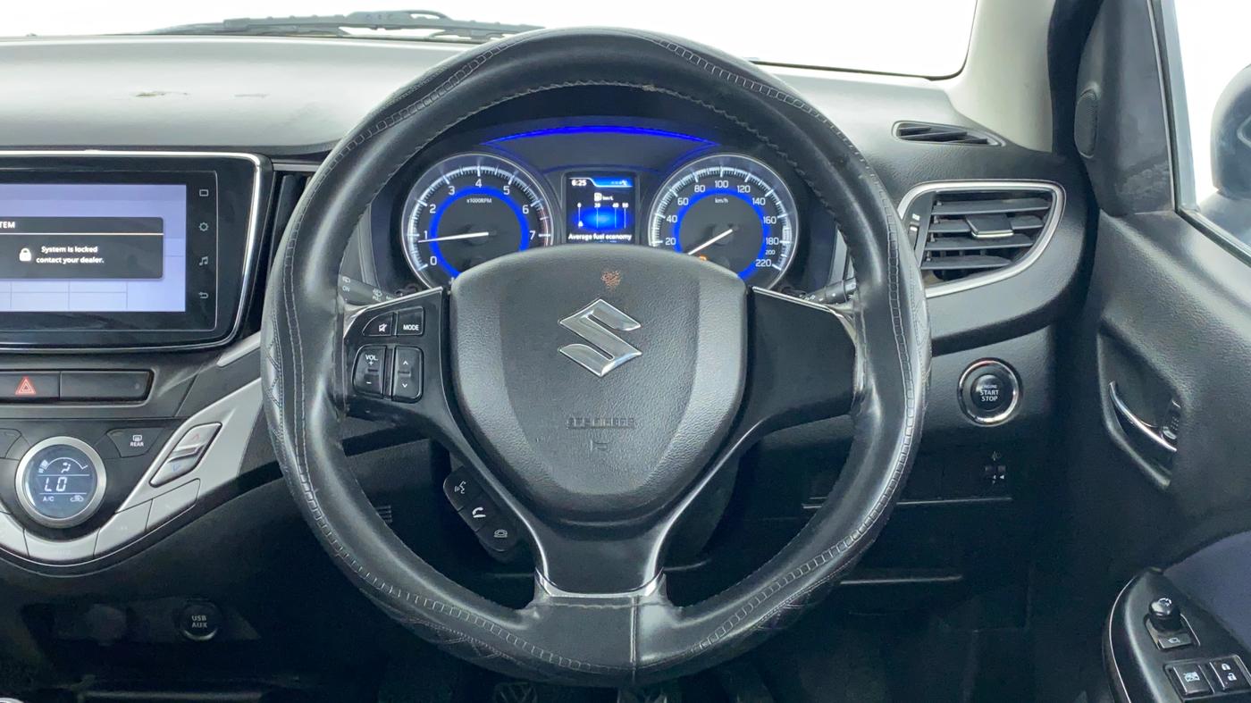 2019 Maruti Baleno ZETA 1.2 K12, Petrol, Manual, 26,738 km, Steering Wheel Close Up