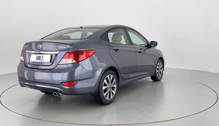 2014 Hyundai Verna FLUIDIC 1.6 SX VTVT, Petrol, Manual, 80,091 km, Right Back Diagonal