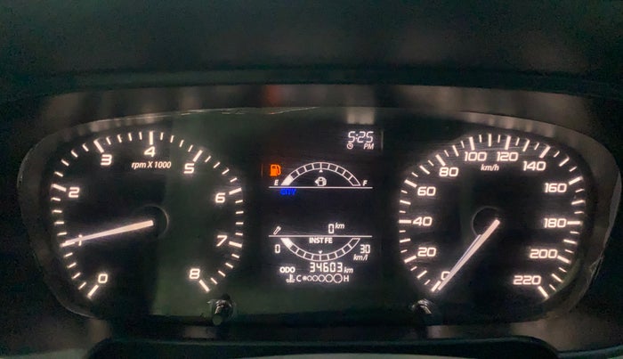 2022 Tata PUNCH ADVENTURE MT, Petrol, Manual, 34,636 km, Odometer Image
