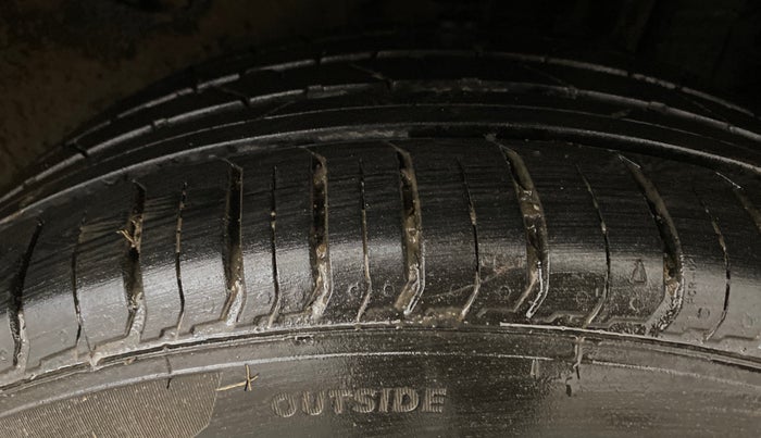 2020 Tata NEXON XZ PLUS PETROL, Petrol, Manual, 60,906 km, Left Rear Tyre Tread