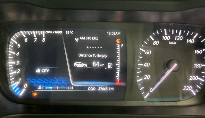 2021 Tata ALTROZ XZ PETROL, Petrol, Manual, 37,444 km, Odometer Image