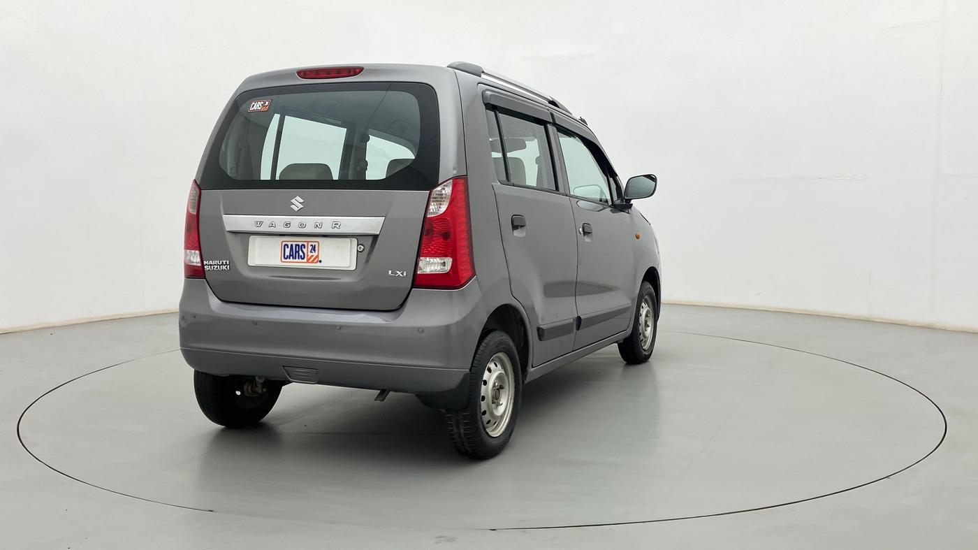 2013 Maruti Wagon R 1.0 LXI CNG, CNG, Manual, 1,10,032 km, Right Back Diagonal