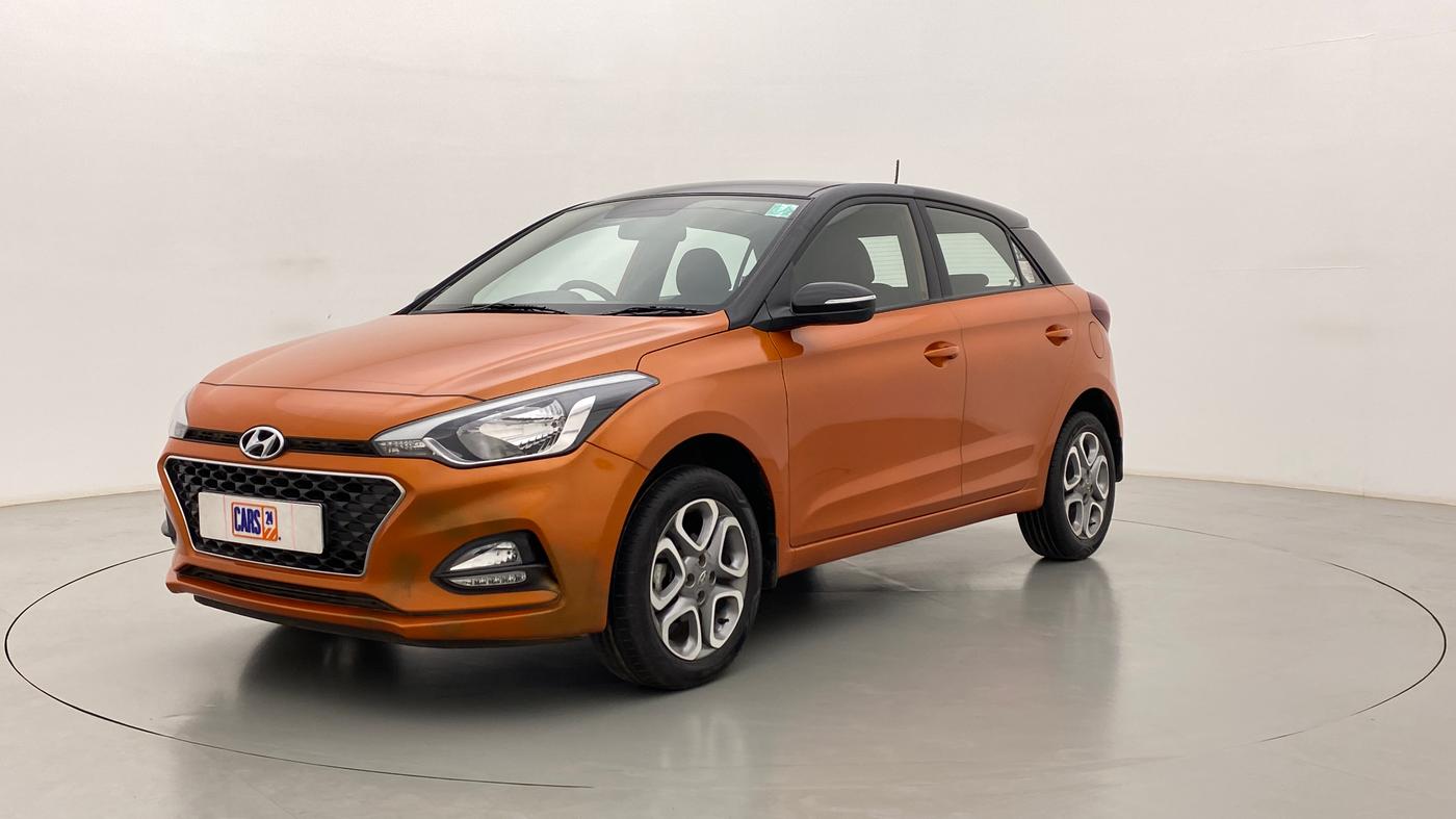 2019 Hyundai Elite i20 1.2 SPORTZ PLUS DUAL TONE VTVT, Petrol, Manual, 10,203 km, Left Front Diagonal