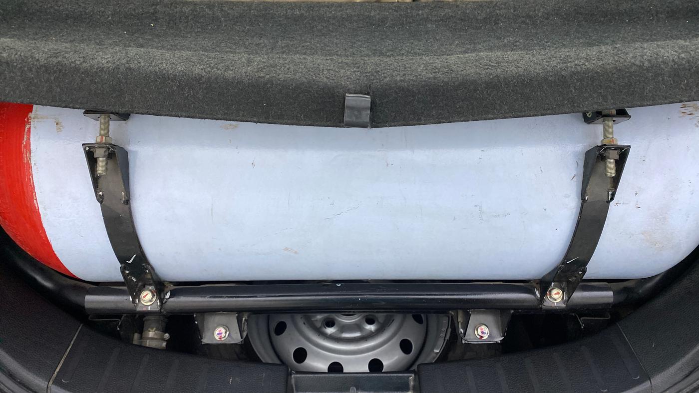 2018 Maruti Wagon R 1.0 LXI CNG, CNG, Manual, 87,141 km, Boot Inside